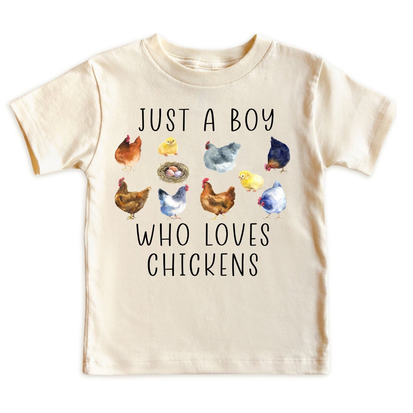 Just A Boy Who Loves Chickens Shirt