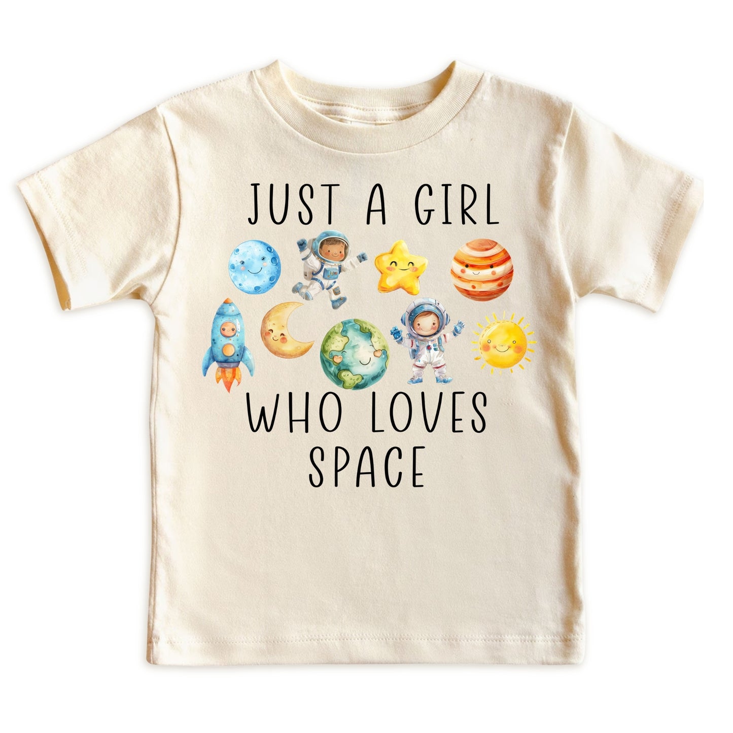 Just A Girl Who Loves Space Shirt