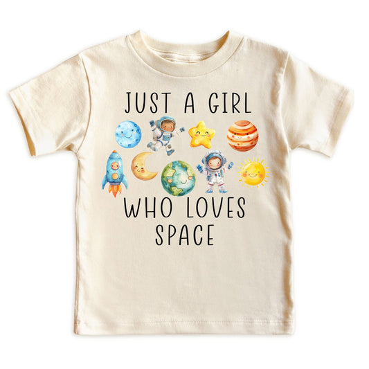 Just A Girl Who Loves Space Shirt