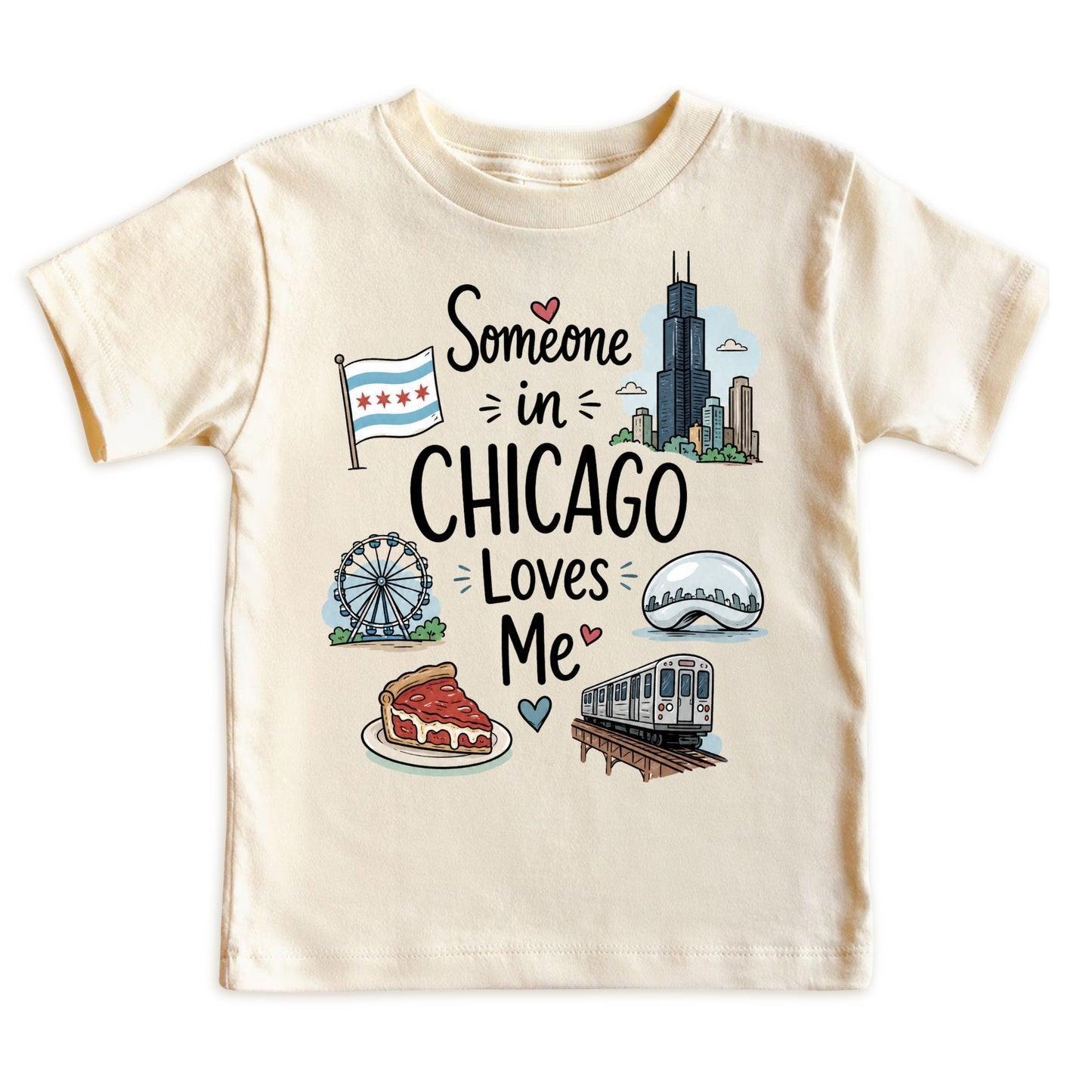Someone in Chicago Loves Me Kids T-Shirt