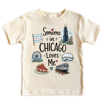 Someone in Chicago Loves Me Kids T-Shirt