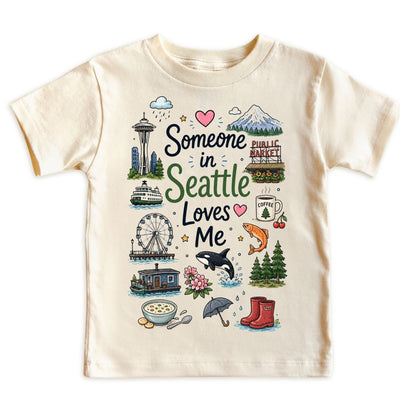 Someone in Seattle Loves Me Baby Bodysuit