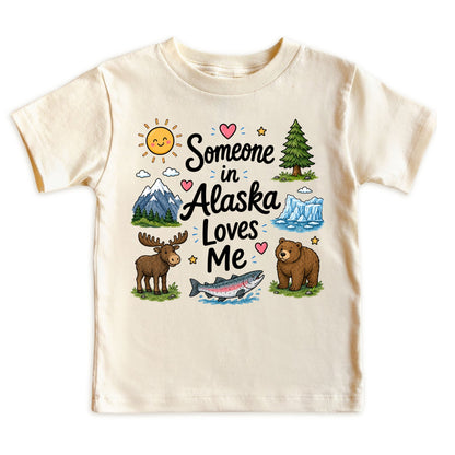 Someone in Alaska Loves Me Kids T-Shirt
