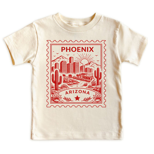 Phoenix Arizona Kids Vintage Postage Stamp T-Shirt