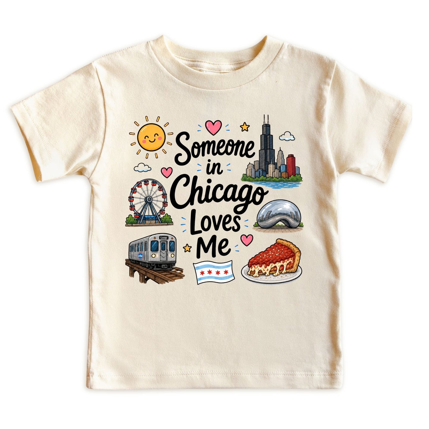 Someone in Chicago Loves Me Kids T-Shirt