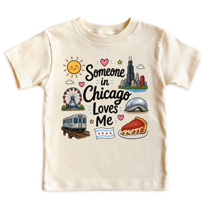 Someone in Chicago Loves Me Kids T-Shirt
