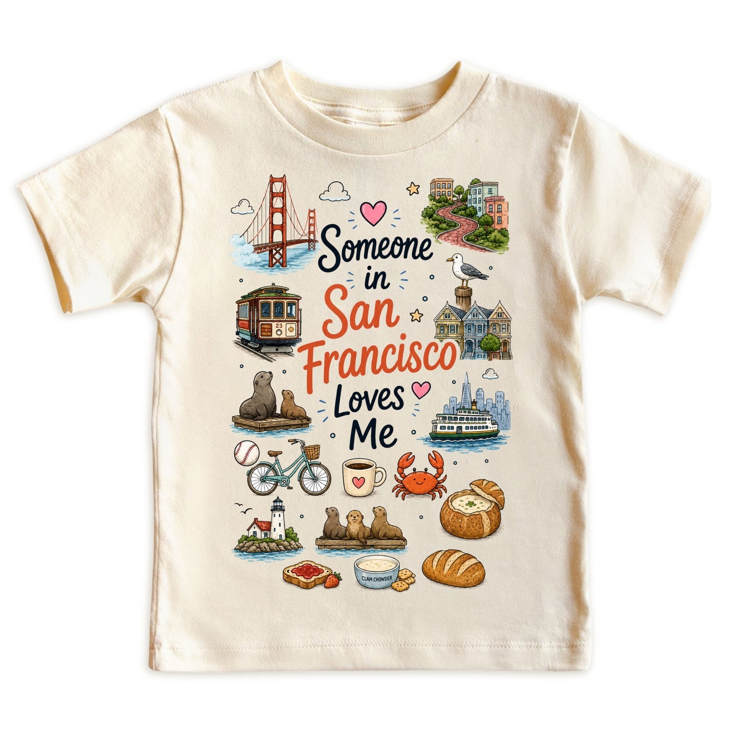 Someone in San Francisco Loves Me Baby Bodysuit