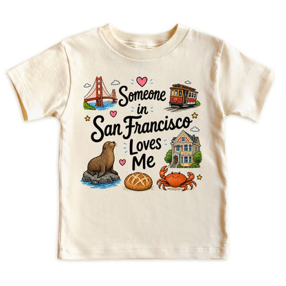 Someone in San Francisco Loves Me Baby Bodysuit for boys girls