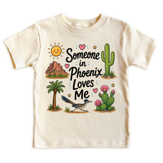 Someone in Phoenix Loves Me Kids T-Shirt