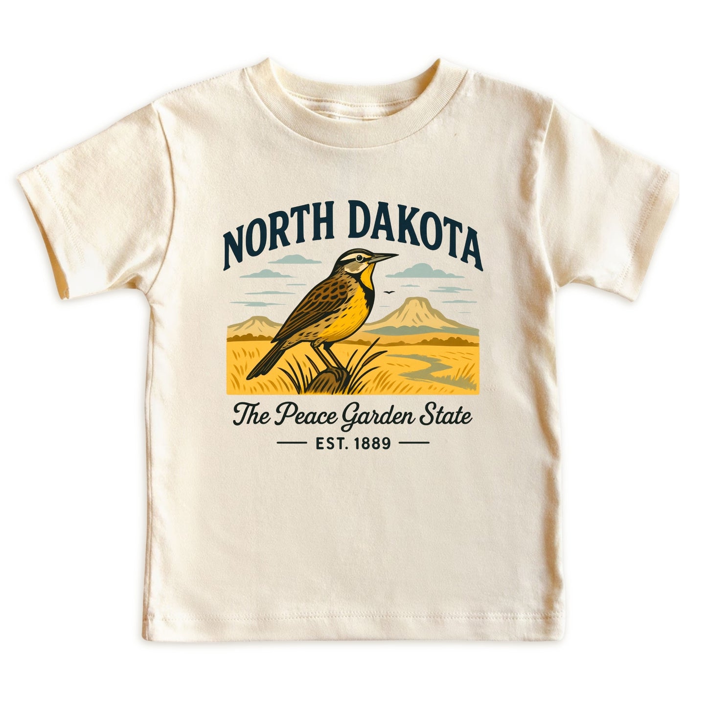 North Dakota Baby Bodysuit for Baby Boys and Girls