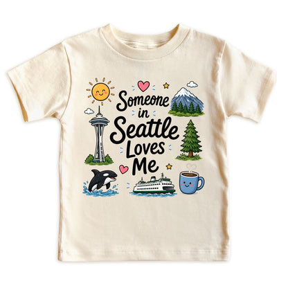 Someone in Seattle Loves Me Kids T-Shirt