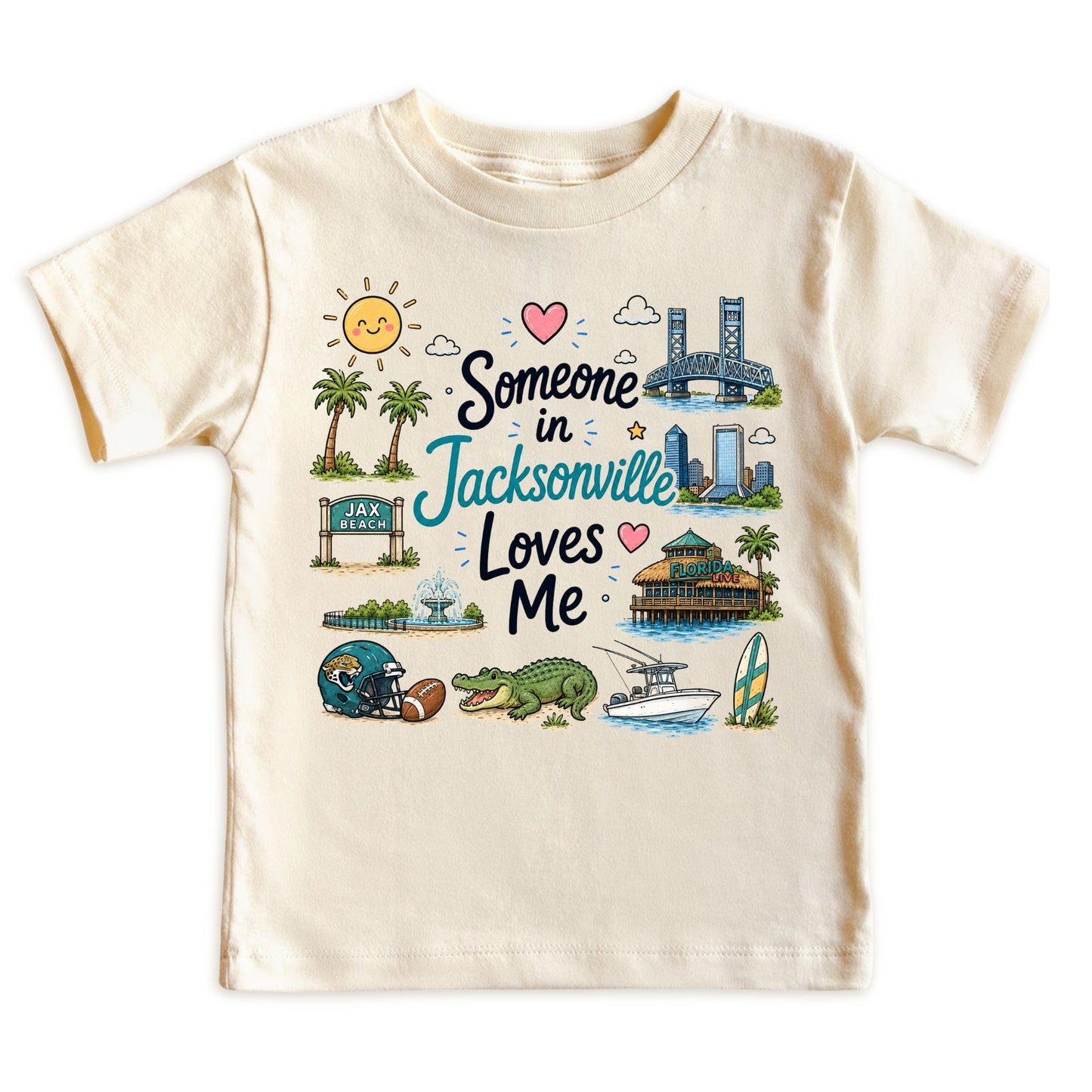 Someone in Jacksonville Loves Me Baby Bodysuit