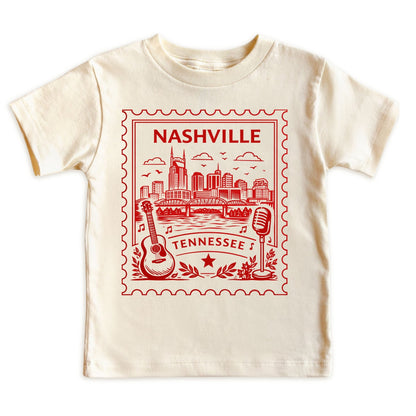 Nashville Tennessee Kids Vintage Postage Stamp T-Shirt