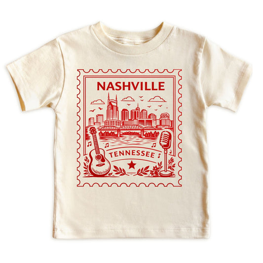 Nashville Tennessee Kids Vintage Postage Stamp T-Shirt