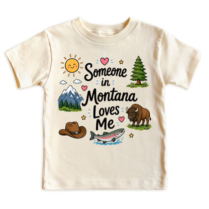 Someone in Montana Loves Me Baby Bodysuit
