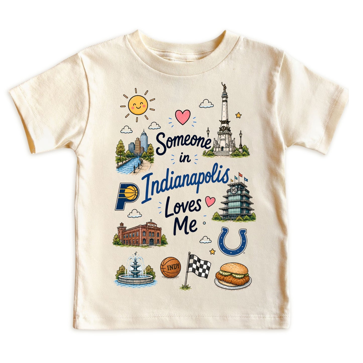 Someone in Indianapolis Loves Me Baby Bodysuit