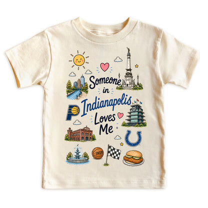 Someone in Indianapolis Loves Me Baby Bodysuit