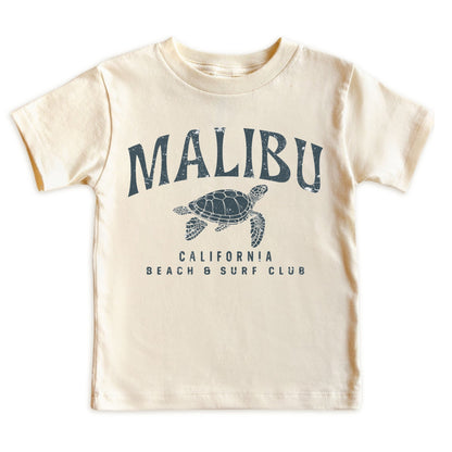 Malibu Beach & Surf Club Baby Onesie ® – California Sea Turtle Baby Tshirt for Boys and Girls