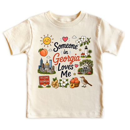 Someone in Georgia Loves Me Kids T-Shirt