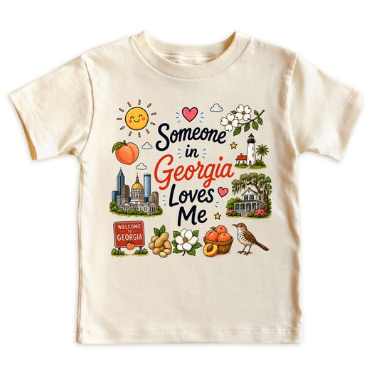Someone in Georgia Loves Me Kids T-Shirt