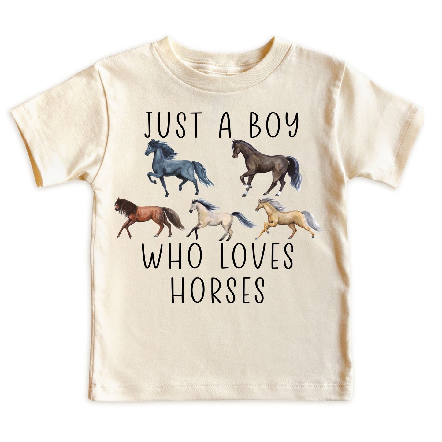 Just A Boy Who Loves Horses Shirt