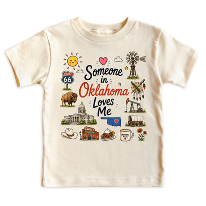 Someone in Oklahoma Loves Me Kids T-Shirt