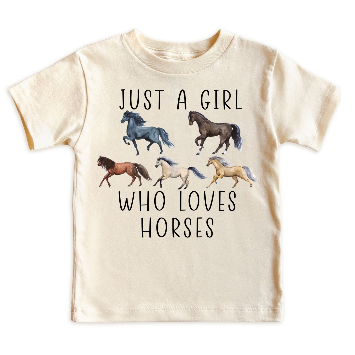 Just A Girl Who Loves Horses Shirt