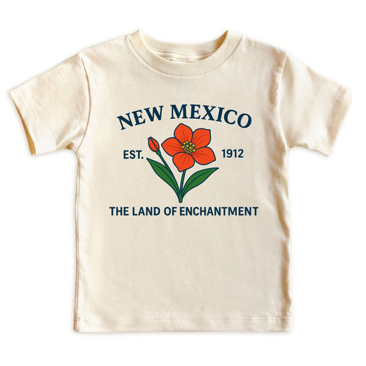 New Mexico Yucca Flower Kids T-Shirt