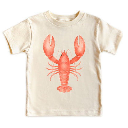 Minimalist Lobster Baby Bodysuit for boys girls