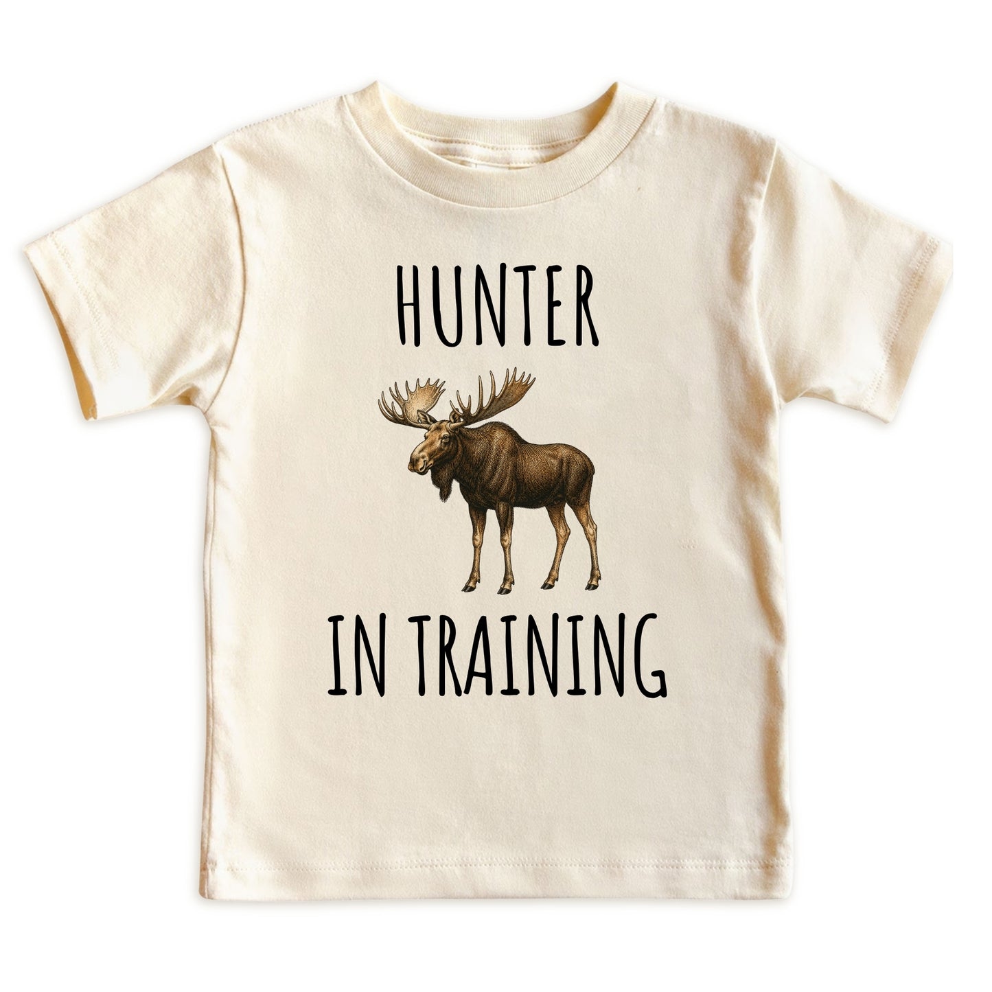 Hunter in Training Moose Kids T-Shirt