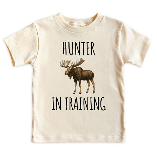 Hunter in Training Moose Kids T-Shirt