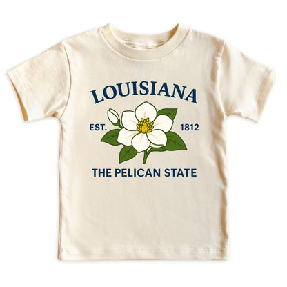 Louisiana Magnolia Flower Kids T-Shirt