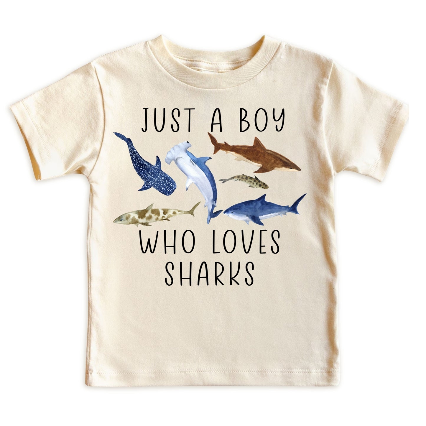 Just A Boy Who Loves Sharks Shirt
