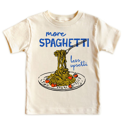 More Spaghetti Less Upsetti Kids T-Shirt