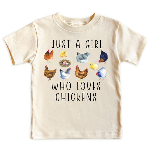 Just A Girl Who Loves Chickens Shirt