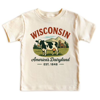 Wisconsin Vacation Kids Tshirt, Milwaukee Madison Green Bay Family Trip Shirt