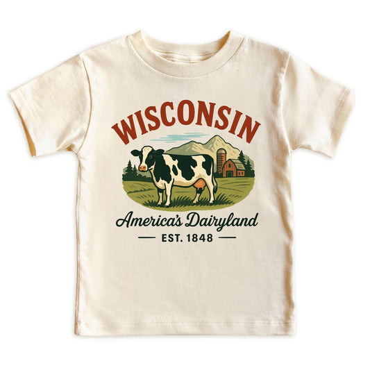 Wisconsin Vacation Kids Tshirt, Milwaukee Madison Green Bay Family Trip Shirt