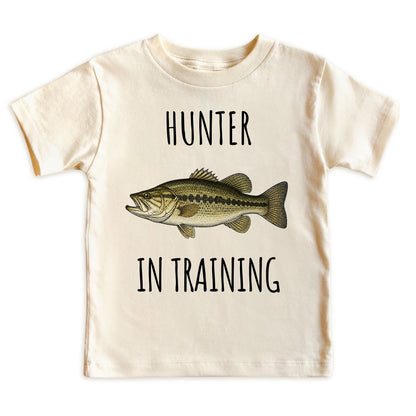 Hunter in Training Bass Fish Kids T-Shirt