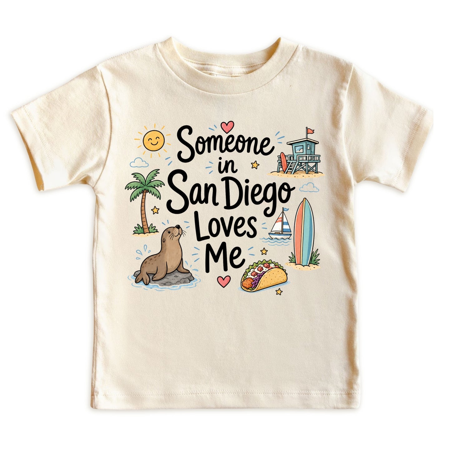 Someone in San Diego Loves Me Baby Bodysuit