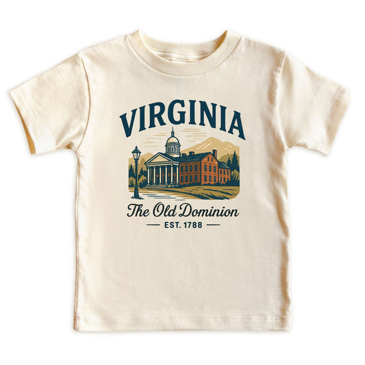 Virginia Vacation Kids Tshirt, Virginia Beach Richmond Norfolk Family Trip Shirt