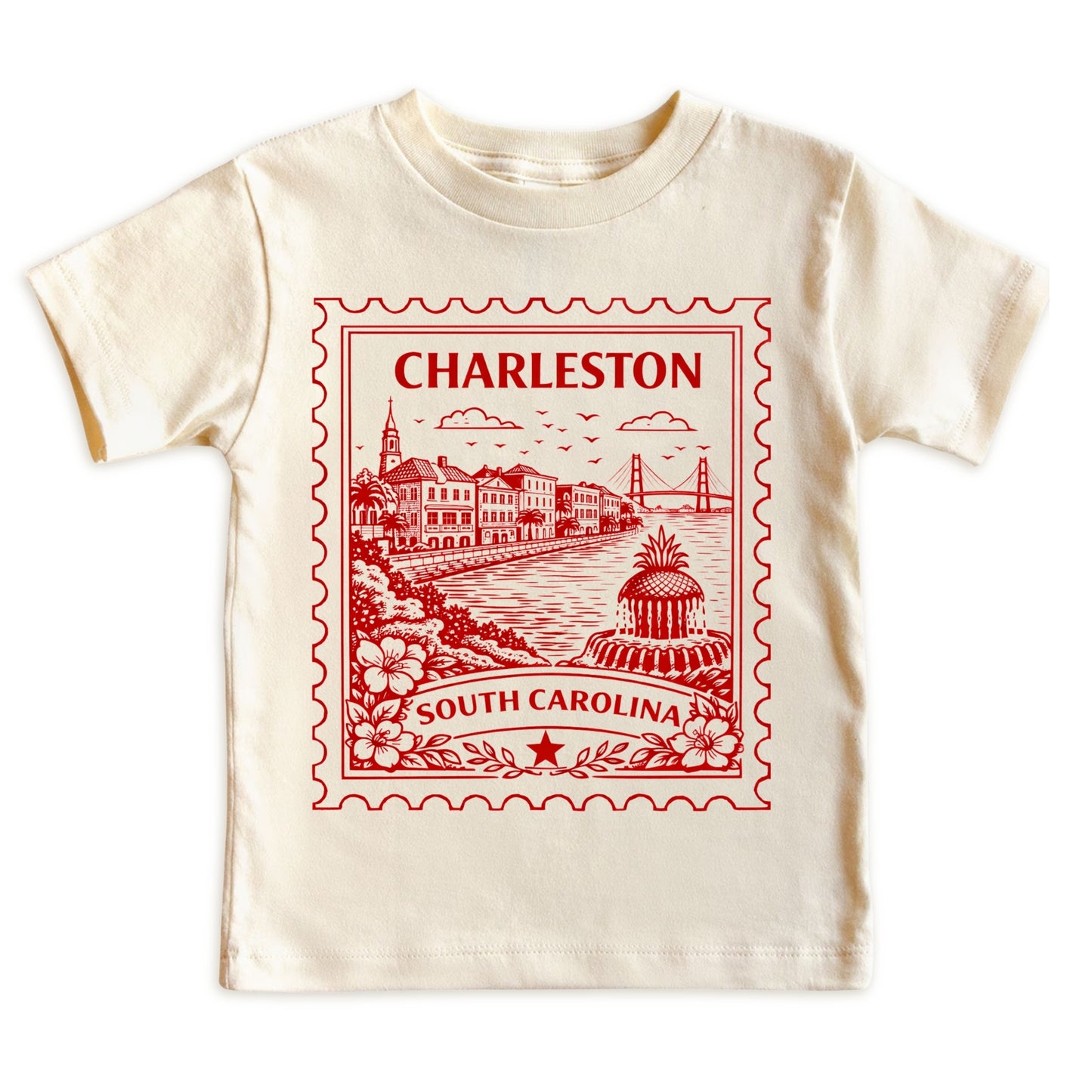 Charleston South Carolina Baby Vintage Postage Stamp ONESIE®
