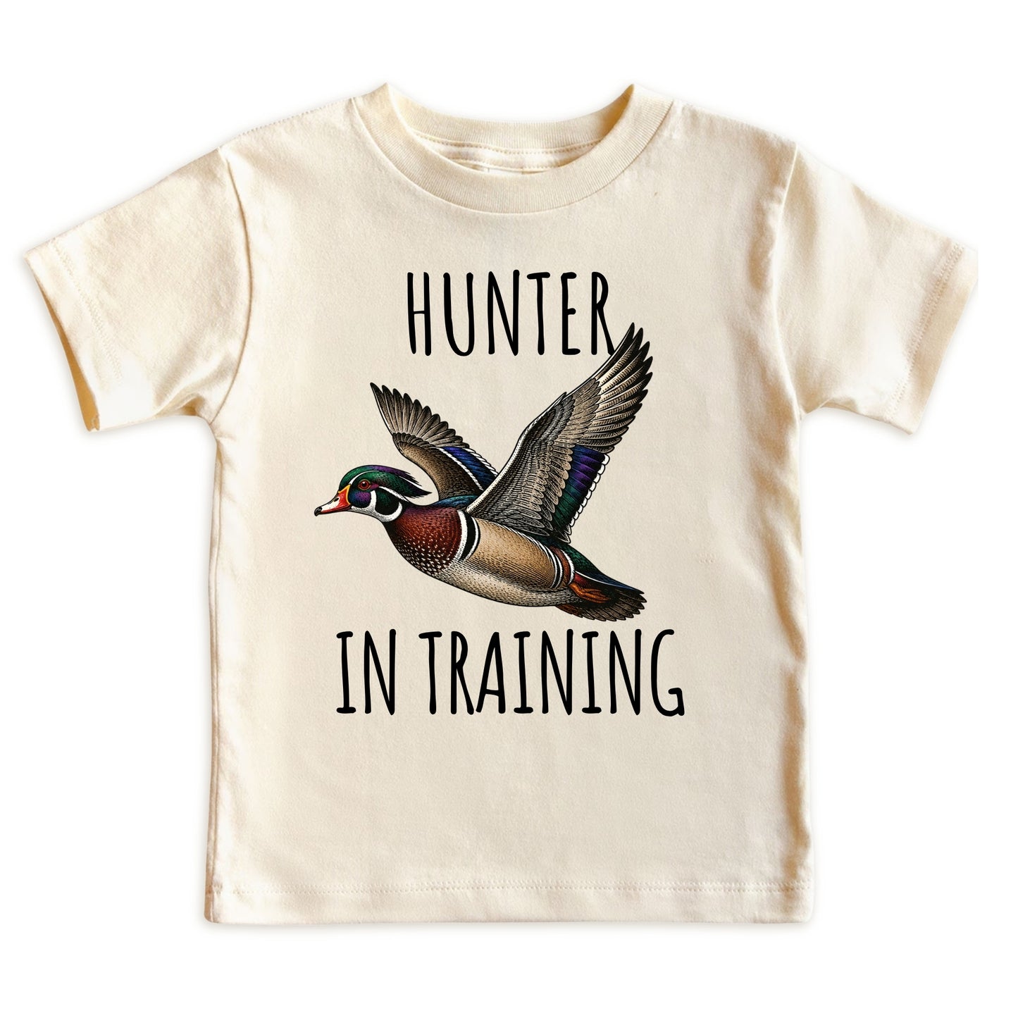 Hunter in Training Wood Duck Kids T-Shirt