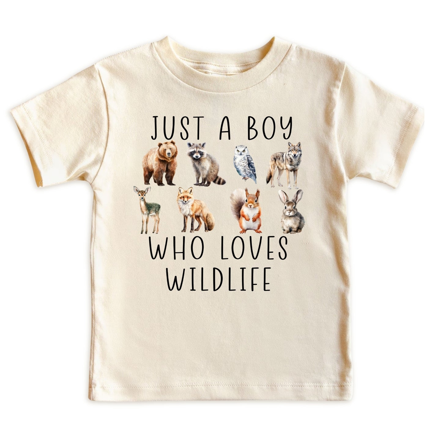 Just A Boy Who Loves Wildlife Shirt