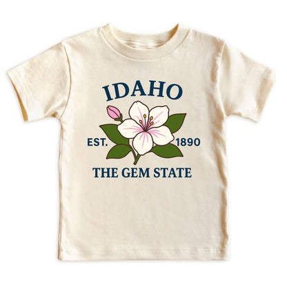 Idaho Syringa Flower Kids T-Shirt