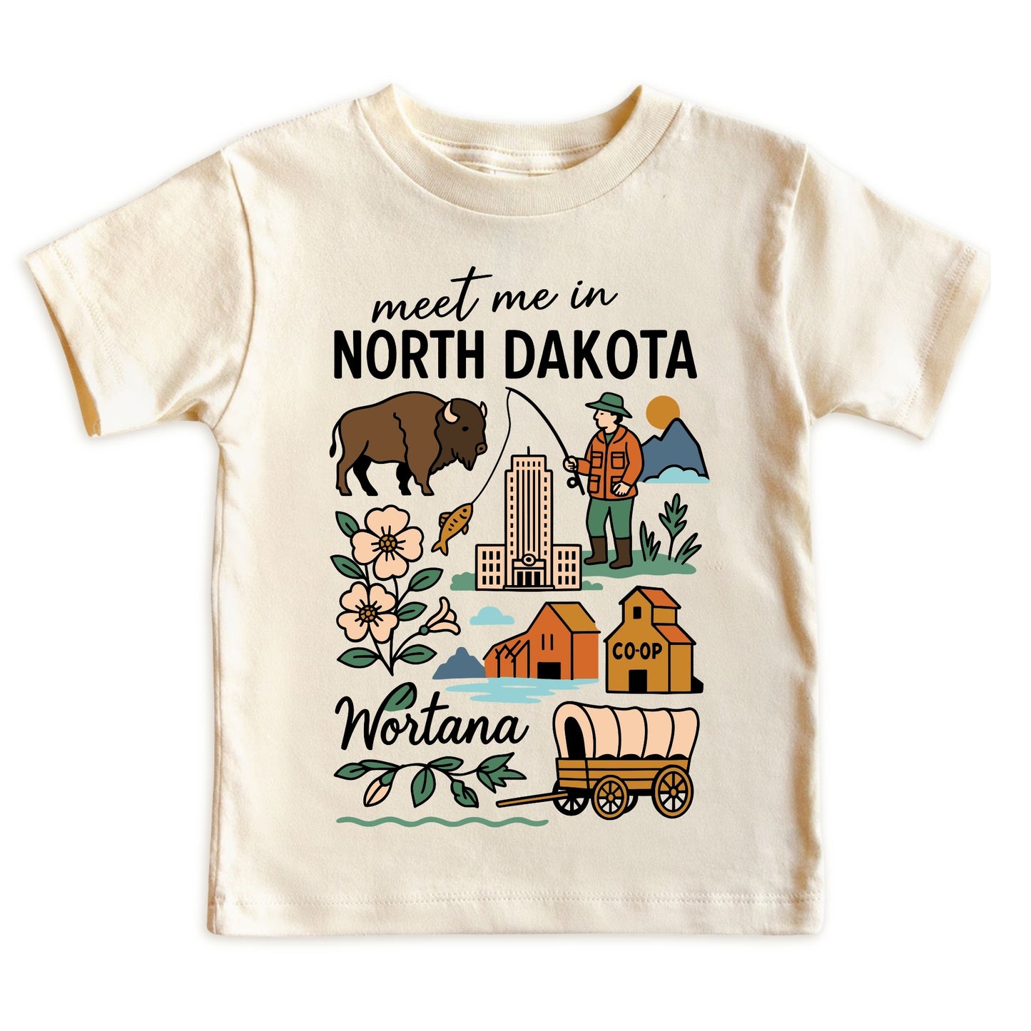 North Dakota Baby Onesie® - Kids Vacation T-Shirt