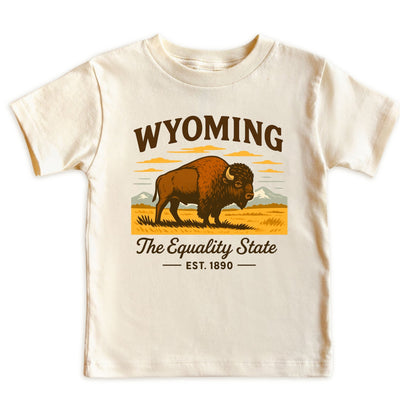 Wyoming Vacation Kids Tshirt
