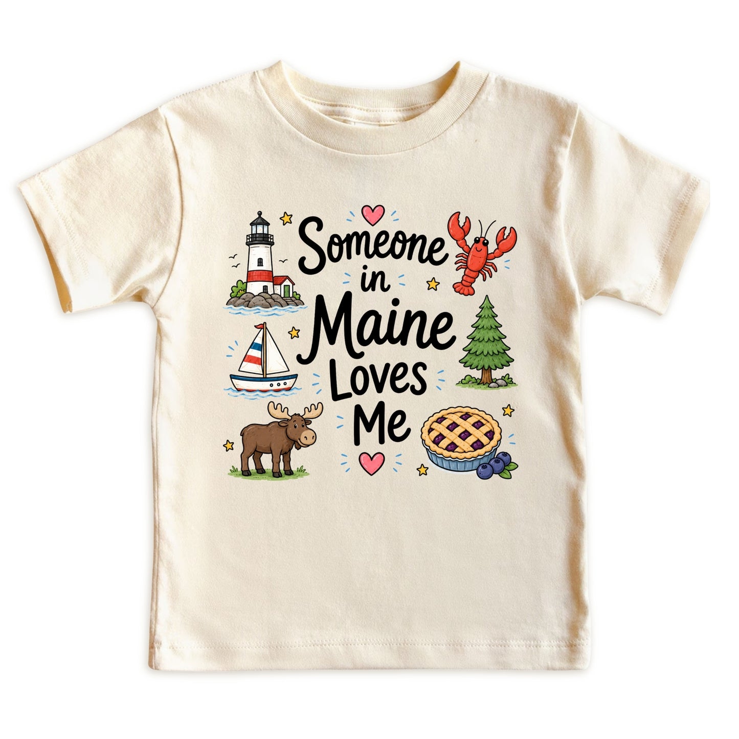 Someone in Maine Loves Me Baby Bodysuit