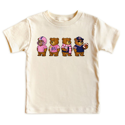 Pink Chicago Football Bear Baby Onesie ®