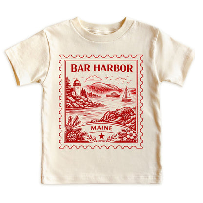 Bar Harbor Maine Baby Vintage Postage Stamp ONESIE®