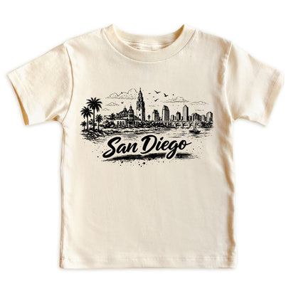 San Diego Kids Skyline T-Shirt - City Souvenir Toddler Tee